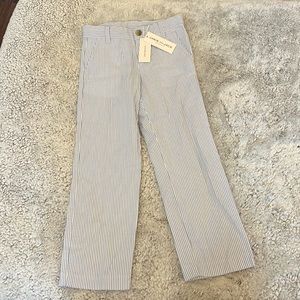 Janie and Jack seersucker pants. Size 6